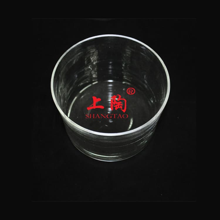 Clear Quartz Glass Ceramic Crucible