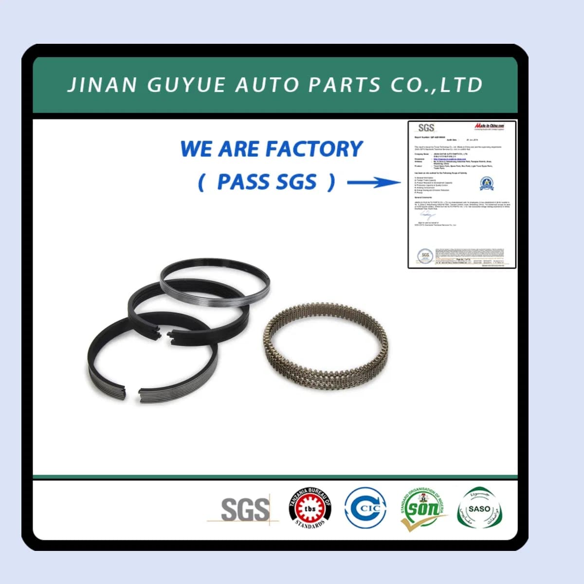 SDH20088zy Piston Ring Used for Hino
