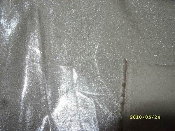 Cotton Poplin Pearled Coating for Cloth