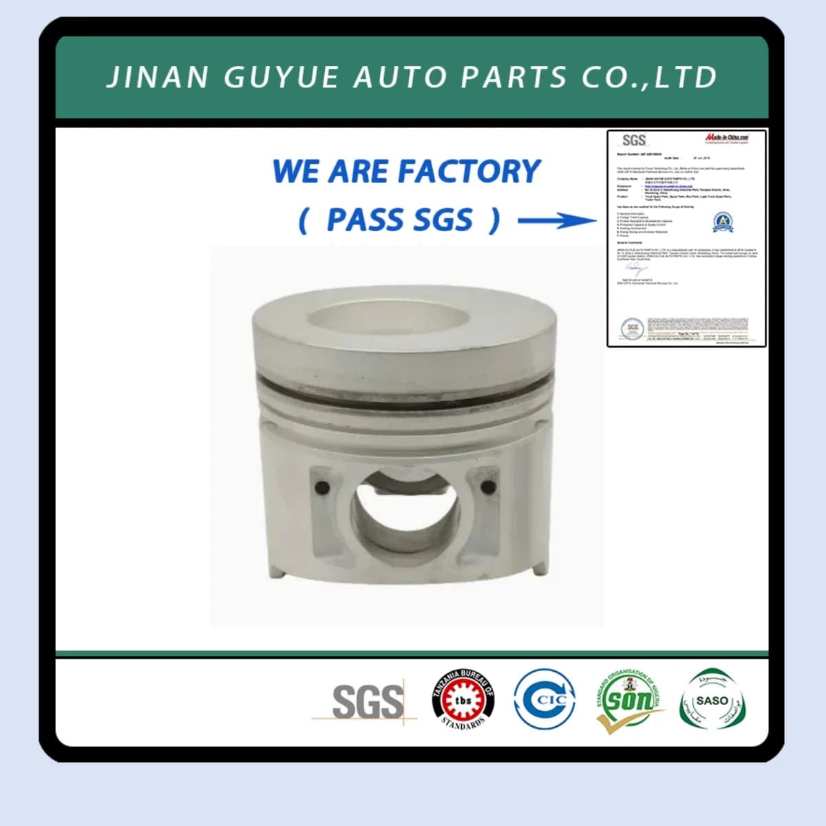 13216-1980 Piston Used for Hino