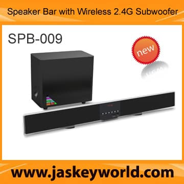 Speaker Bar With Wireless 2.4G Subwoofer