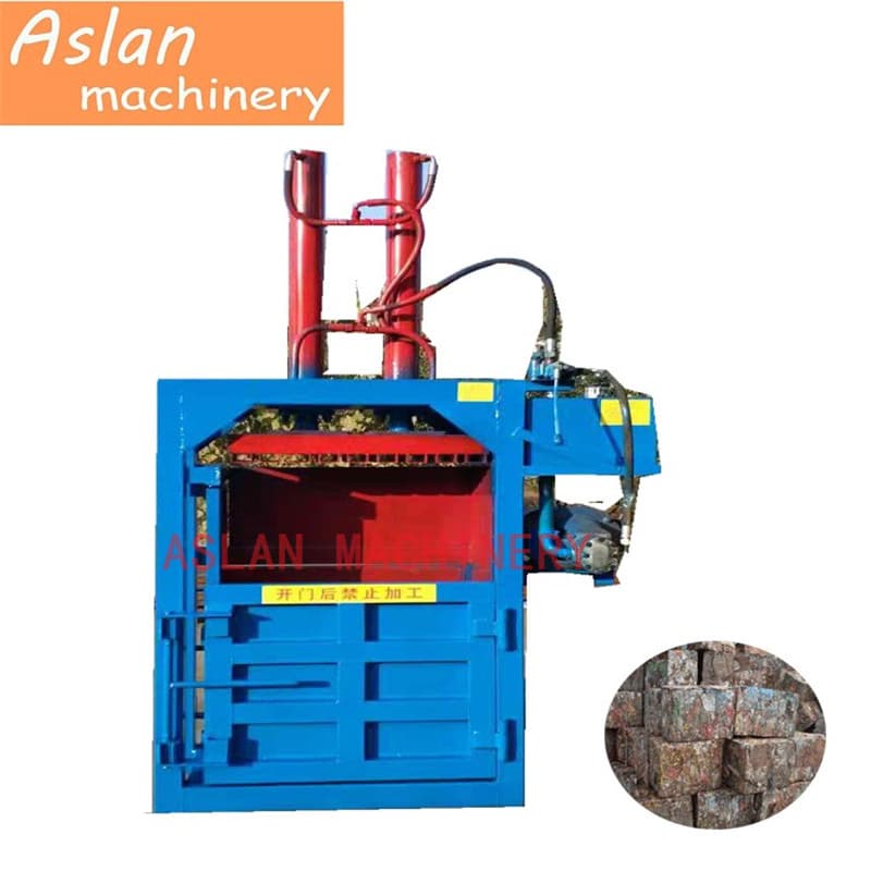 Waste Paper Straw Hydraulic Press Baler