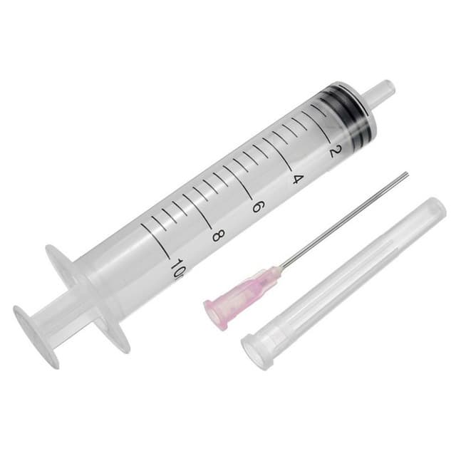 Injection Plastic Syringe with Needle