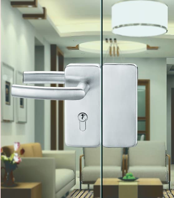 Double Glass Door Handle Lock (FS-203A)
