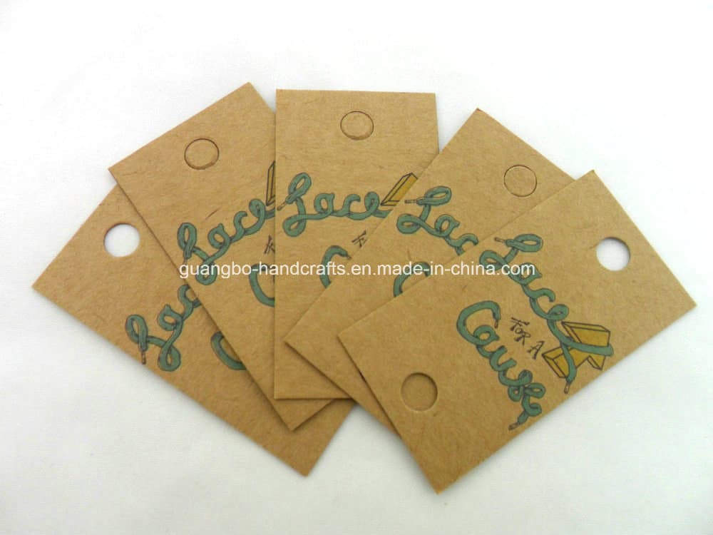 Kraft Hang Tag with String Cords