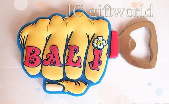 Soft PVC/Rubber Bottle Opener