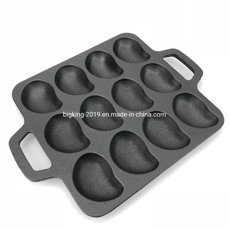 Cast Iron Mango Pan 12 Cavity