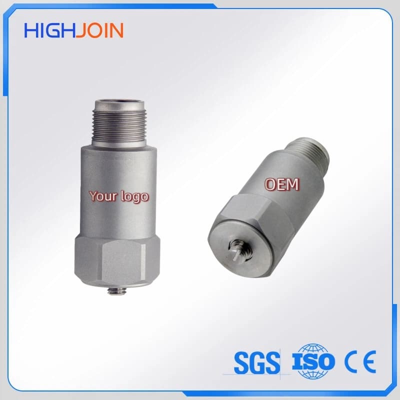 Industrial Piezoelectric Speed Transmitter Transducer Sensor High Accuracy Isolation