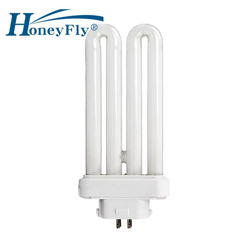 HoneyFly 2U Fluorescent Lamp PL 13W/15W/18W 220V 4pin Insertion Energy-saving Bulb