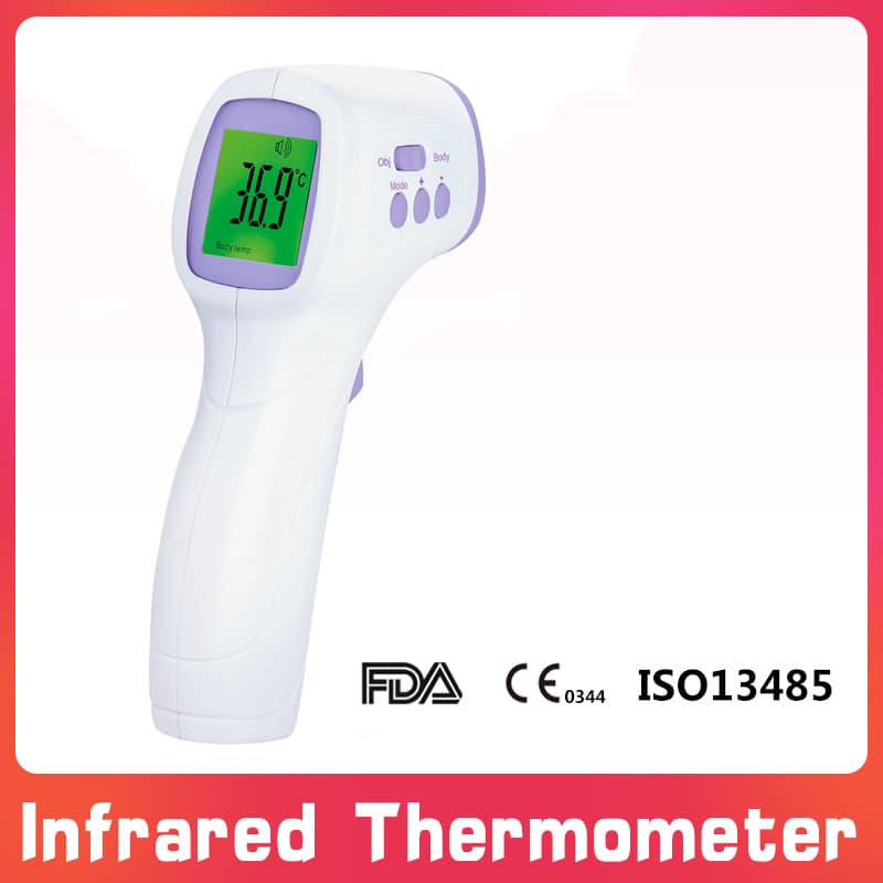 CE (MDR) FDA Approved Three Back Light Non-Contact Infrared Thermometer