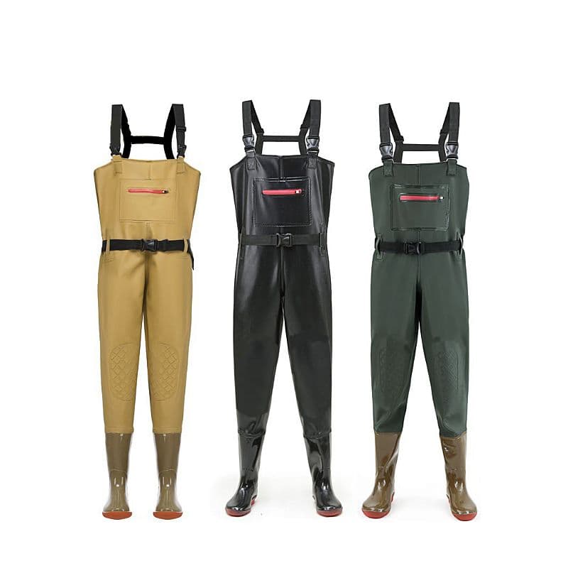 Wholesale PVC Waterproof Fishing Gear Hunting Clothes Pants Boots Chest Waders