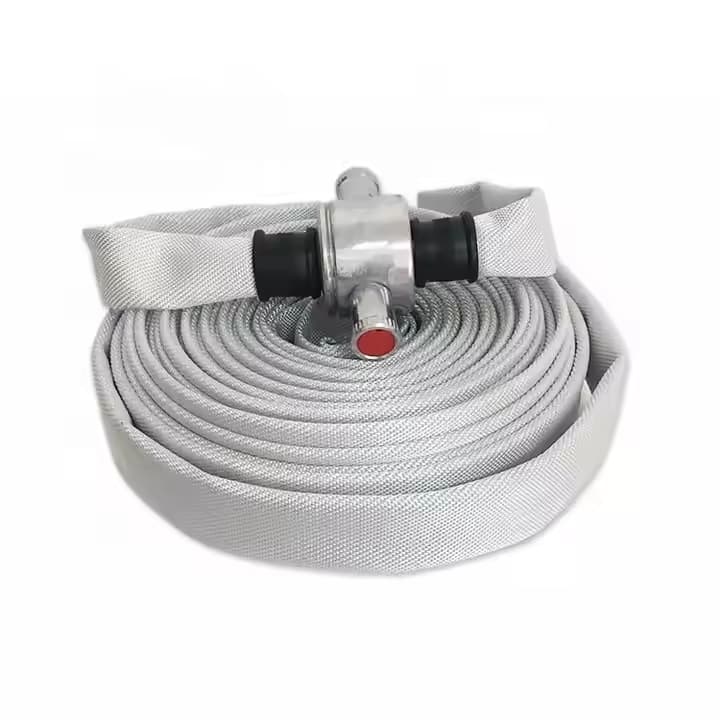 Durable Flexible Rubber Fire Hose for Convenient Handling and Storage
