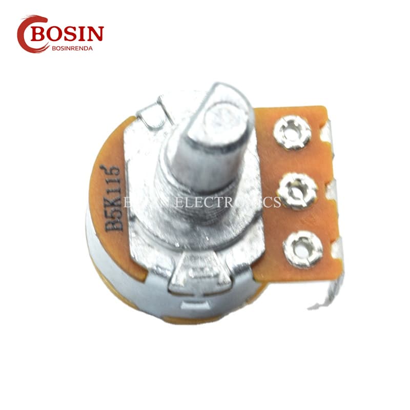 16mm Rotary Potentiometer with Switch for Sound Audio Equipment - RP1611SN