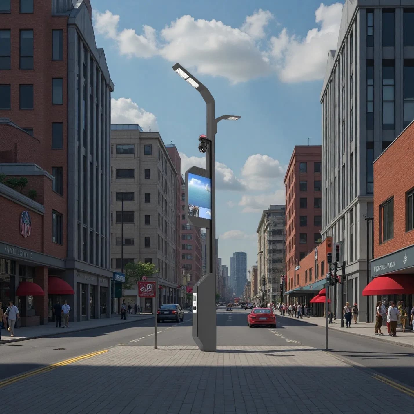 RoHS Approved Outdoor Surface Protection Durable Smart Light Advanced Intelligent Street Lighting Sp-1202