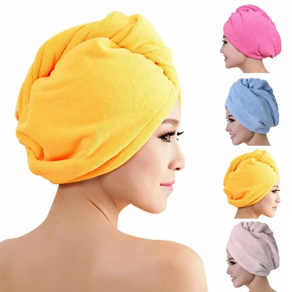 Super Absorbent Customized Logo Women Microfiber Dry Hair Turban