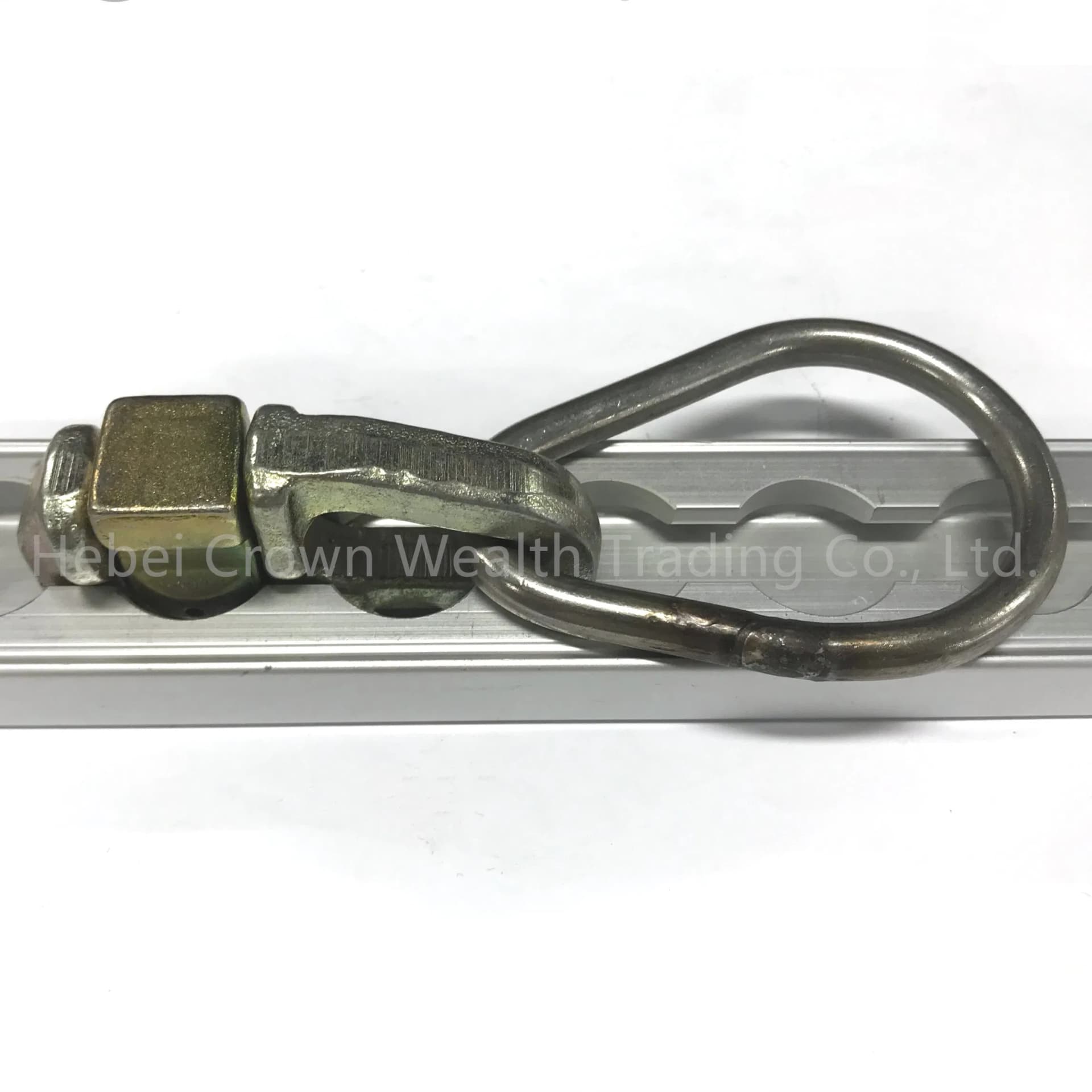 Heavy-Duty Cargo Control Double Stud Fitting with Oval-Ring