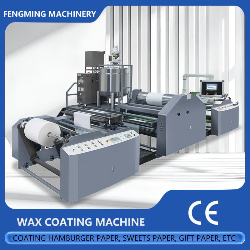 Fengming L-1300 High Quality Paper Kraft Paraffin Wax Coating Machine