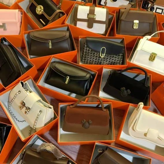 High Quality Leather Bags Wholesale Women's Leather Handbags Used Handbags in Bags, Random Mixed Sales Used Handbags Used Bags
