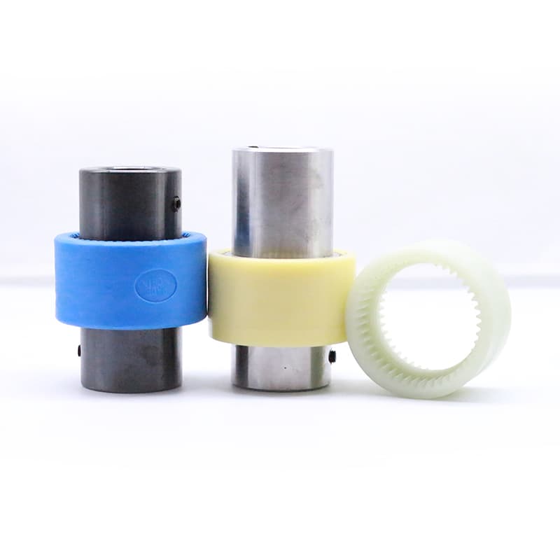 Nl5 Nylon Sleeve Gear Coupling Curved Tooth Shaft Coupler Bowex M-32 Nyflex Mite Dentex Metal Hubs Pump Motor Hydraulic Equipment