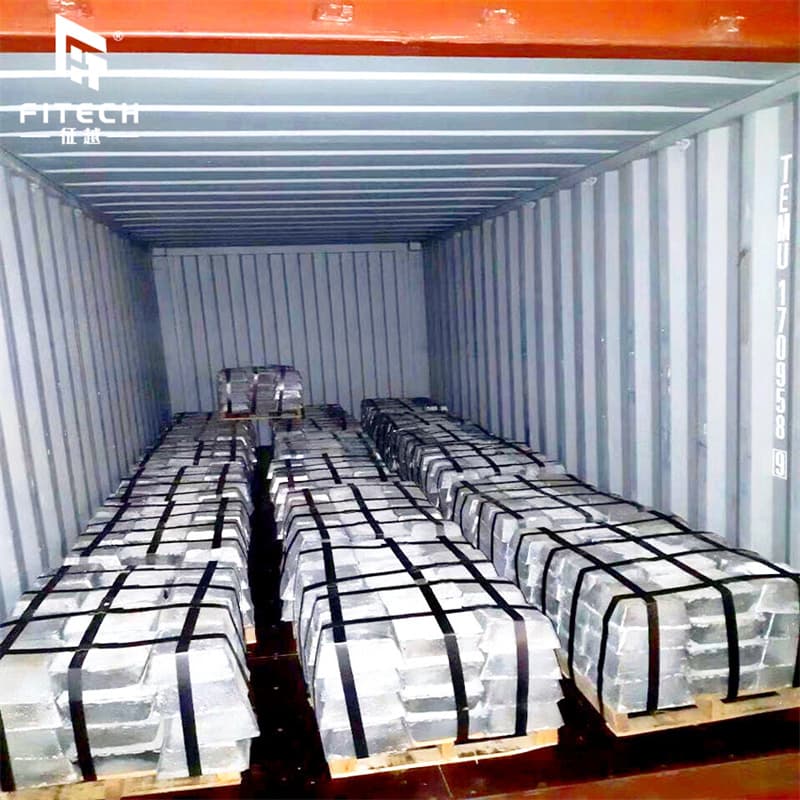 Factory Supply Used in Metallurgy Silvery Solid Stibium 99.65%/99.85% Antimony Ingot