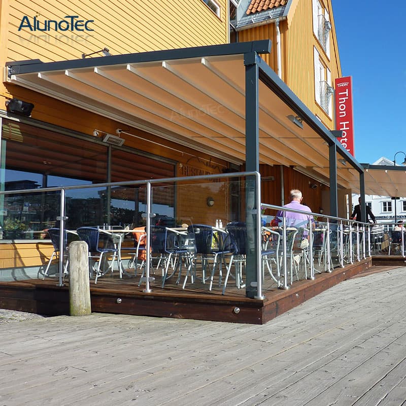 OEM/ODM Customized Wholesale Large Size Motorized Pergola Personalised Outdoor Space Retractable PVC Awning for Patio