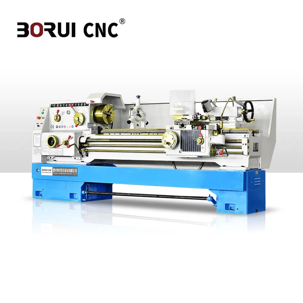 Ca6140 Universal Manual Lathe Machine, Suitable for Ordinary Metal Turning Processing, with ISO Certification and a Hardened Bed for Horizontal Lathe Machine