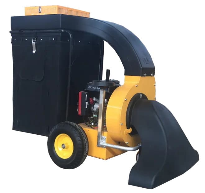 Petrol Outdoor Walk Behind Leaf Collection Equipment Leaf vacuum Cleaner Machine