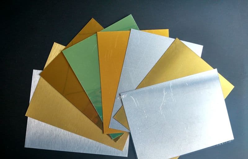 Sublimation Coating Aluminium Sheet Glossy White Pearl Gold Silver
