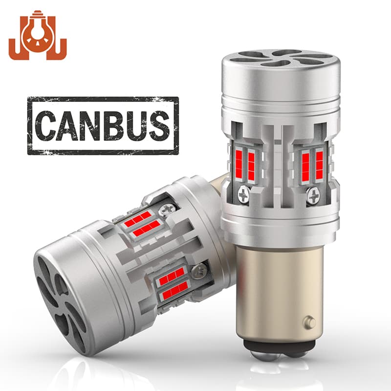 Canbus Error Free 1156 1157 P21/5W Bay15D 7440 3157 7443 Red LED Auto Brake Light