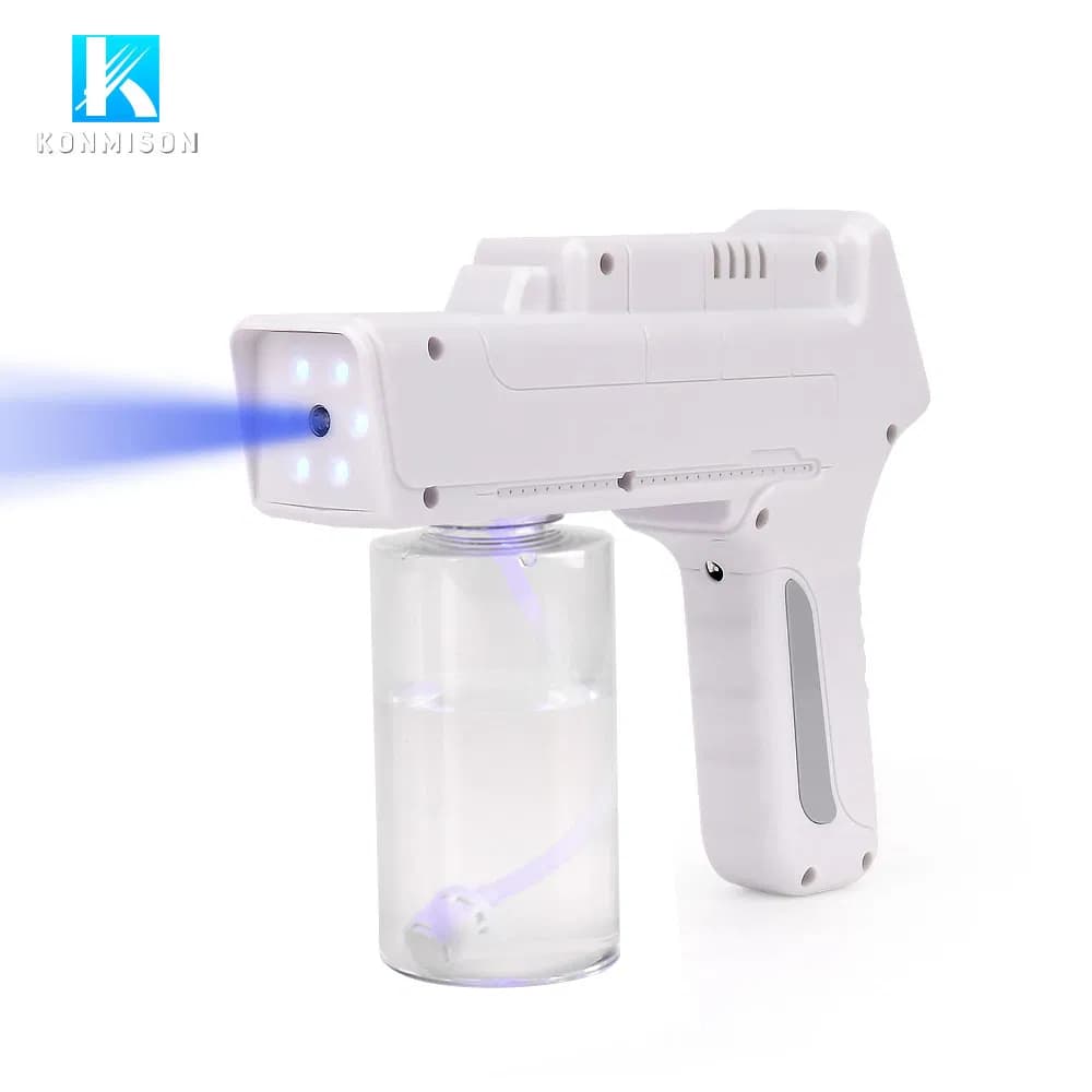 Recharge Wireless Blue Ray Anion Nano Spray Gun Disinfectant Spray Machine
