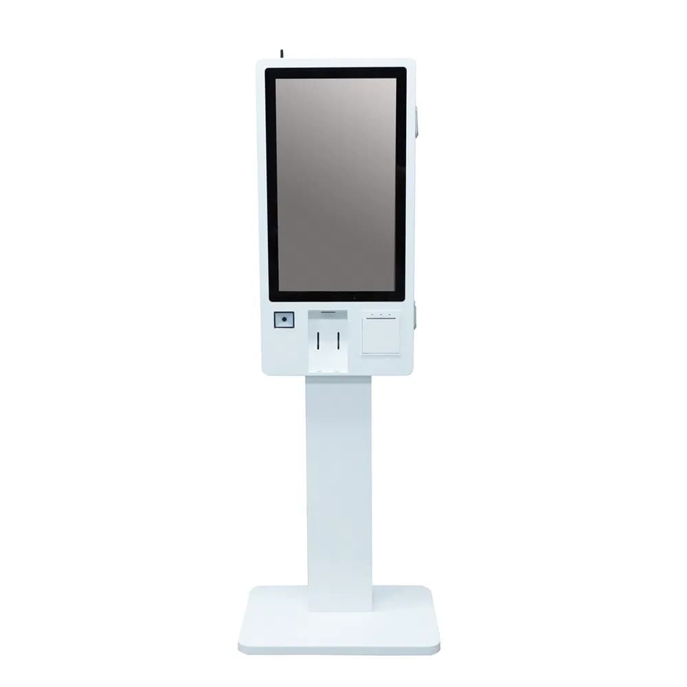 Sleek Design Screen Kiosk Spe Lpddr4 2GB Memory Payment Service Ordering Machine