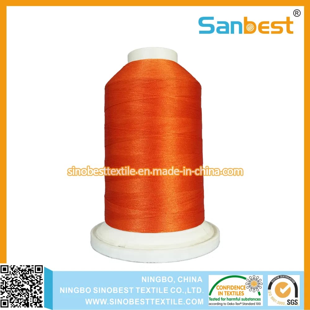 Tex 27 120d/2 Bright Color Polyester Embroidery Thread