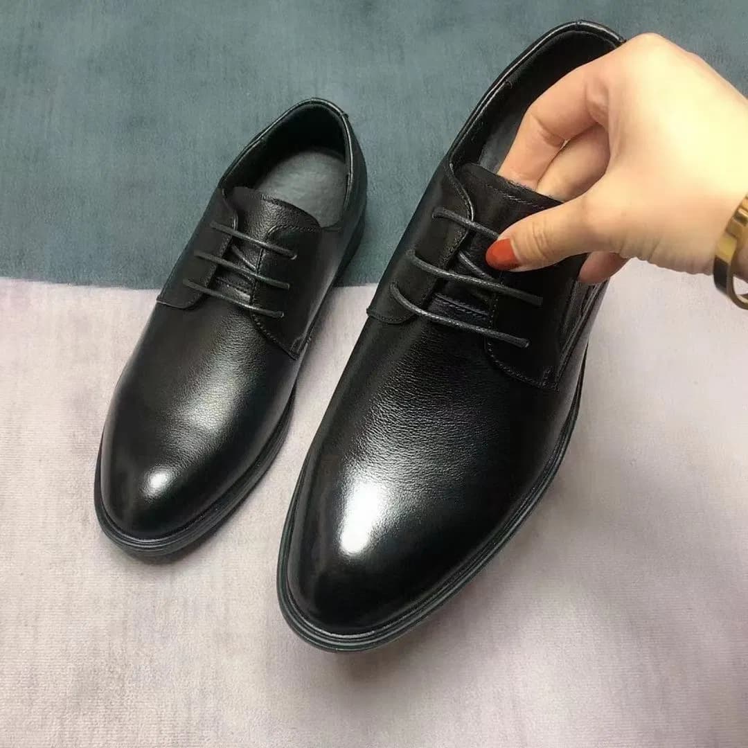 European Classic Oxford Soft Leather Business Work Party Men Leather Shoe