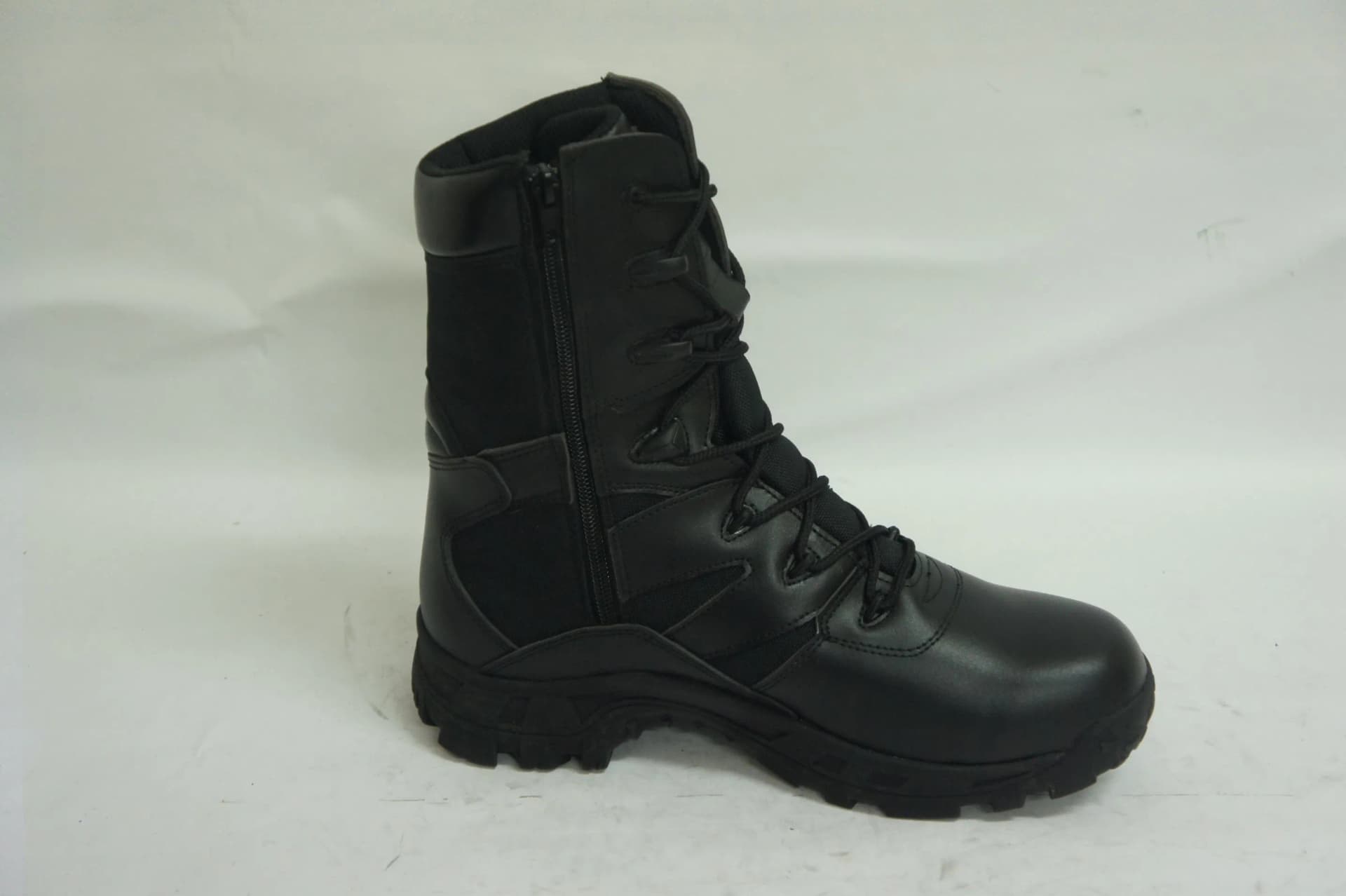 Jungle Black Leather Tactical Combat Boots Hiking