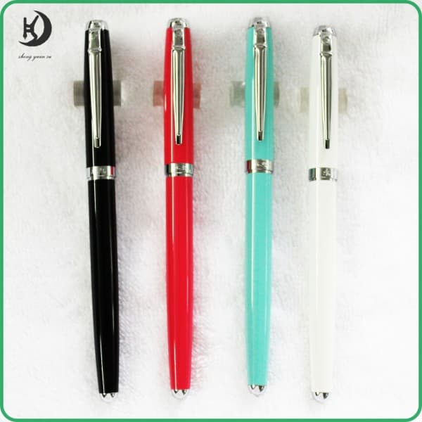 2016 New Type High Quality Metal Fountain Pen Metal Roller Pen Gift Promotional Fountain Pens in Different Colours