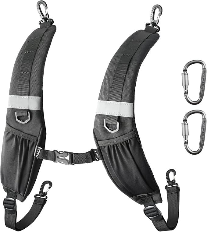 Shoulder Strap with Phone Holder for Bags Padded Replacement Adjustable Carrying