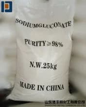 White Crystalline Powder Sodium Gluconate for Concrete Admixture