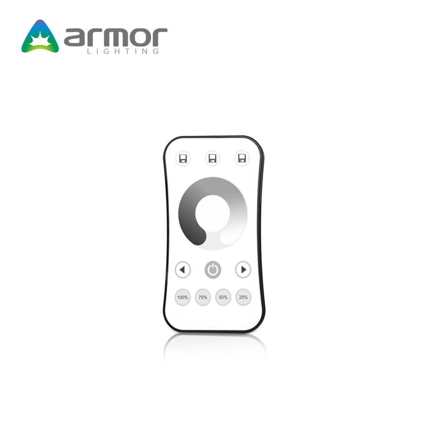 1 Zone Brightness Dimming Touch Ultrathin Wheel RF Wireless Remote Control Switches for LED Lights