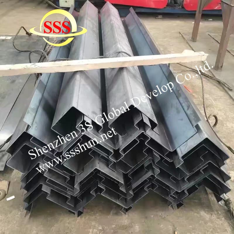 ISO Thick 6mm Shipping Container Front Corner Post for Container Parts Marine