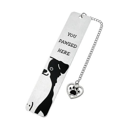 Custom Cute Animals Laser-Cut Metal Bookmark Rectangular Blank Pendant Bookmark with Chain