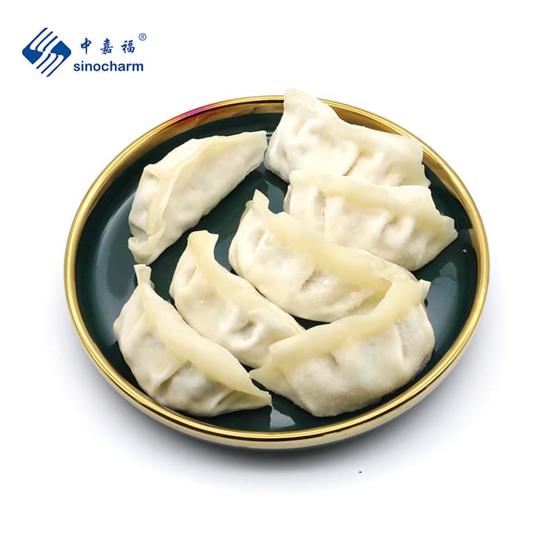 Sinocharm China Custom Specification Dosing 20g/PC IQF Frozen Chicken Dumpling for Fried in Bag
