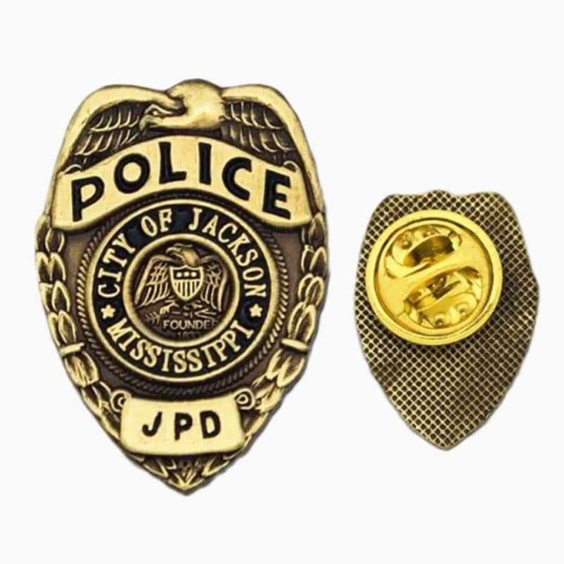 Durable Police Badge with Anti-Tarnish Finish for Longevity
