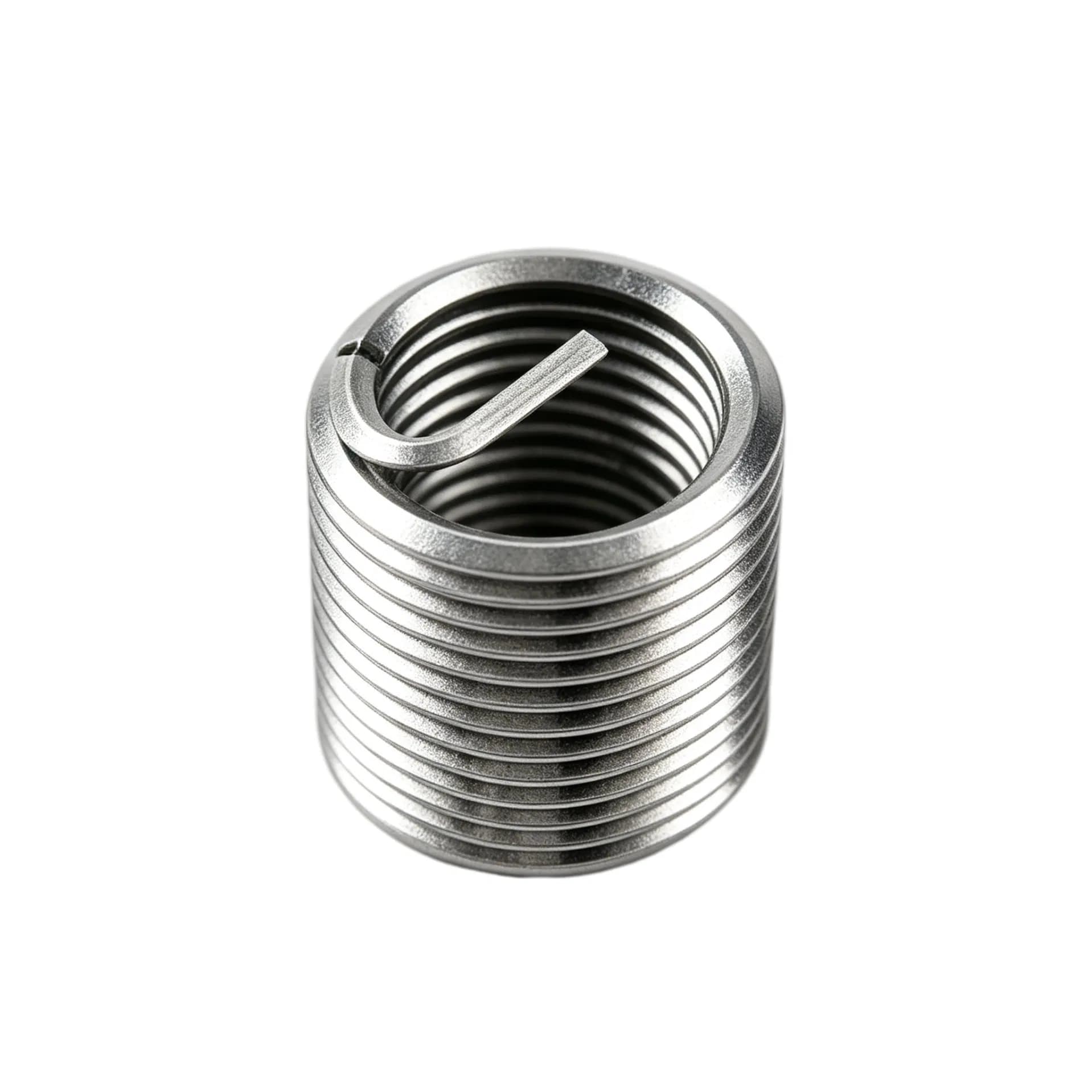 High Precision Screw Repair Stainless Steel Tanged Type Wire Thread Inserts for Machinery Aluminum Alloy Workpieces