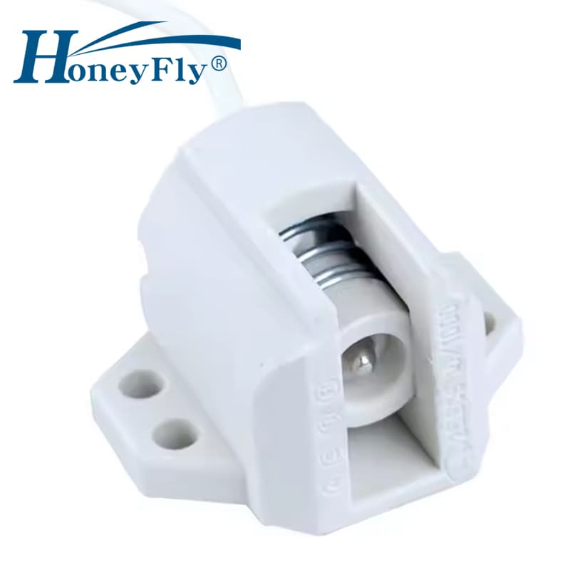 HoneyFly R7S Lamp Holder 250V 4A Ceramic Base Converter Connector