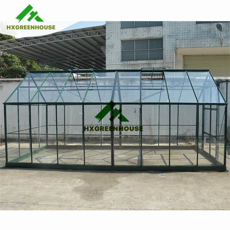 Portable Modular Winter Garden Glass Prefab Flower Greenhouse