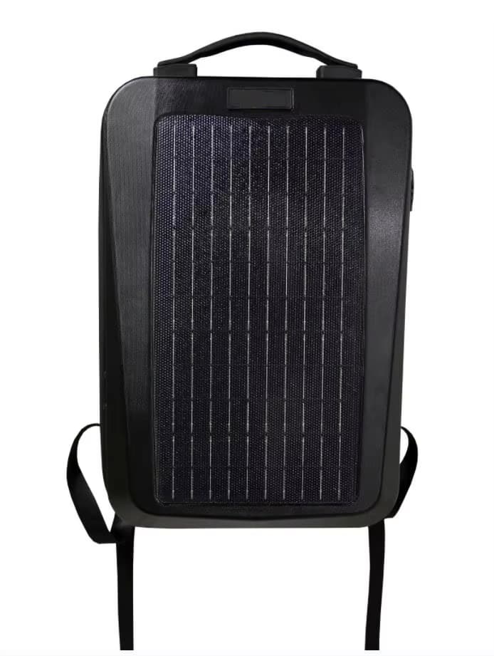 Factory Direct Supplier Khaki Green Enjoy Rolling Solar Charging Backpack with Custom Wholesale Professional