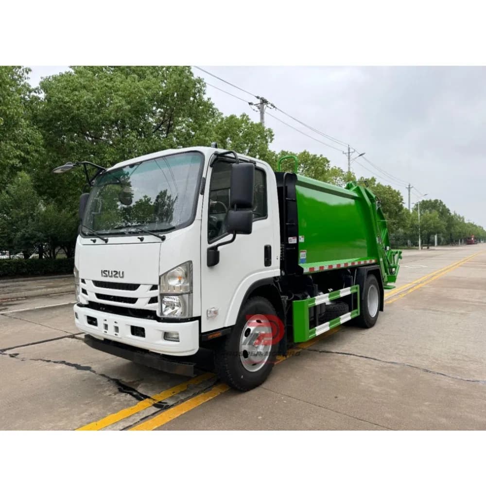 Manufacturer Supplies Isuzu Npr 8 Cubic Meter Recycling Truck for European-Style Alleys