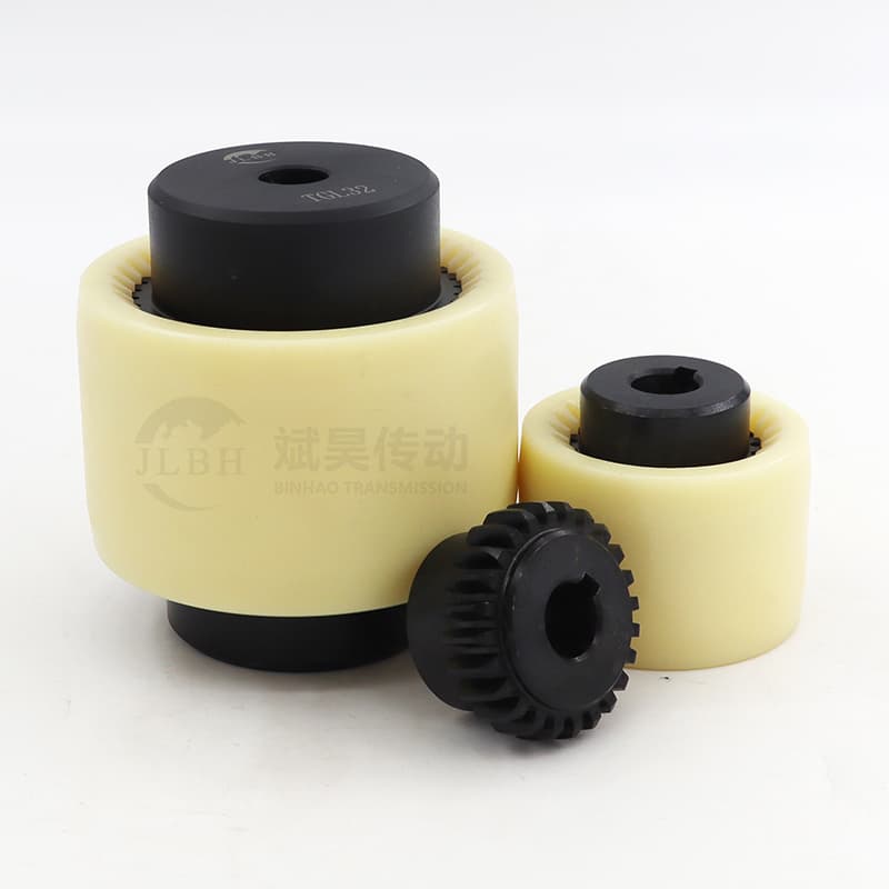Tgl48 55 65 Curved Tooth Coupling Bowex Nylon Gear Sleeve Drum Shaped Teeth Oil Pump Motor Ms AC Sam Dk Coupler for Oil Pump Motor