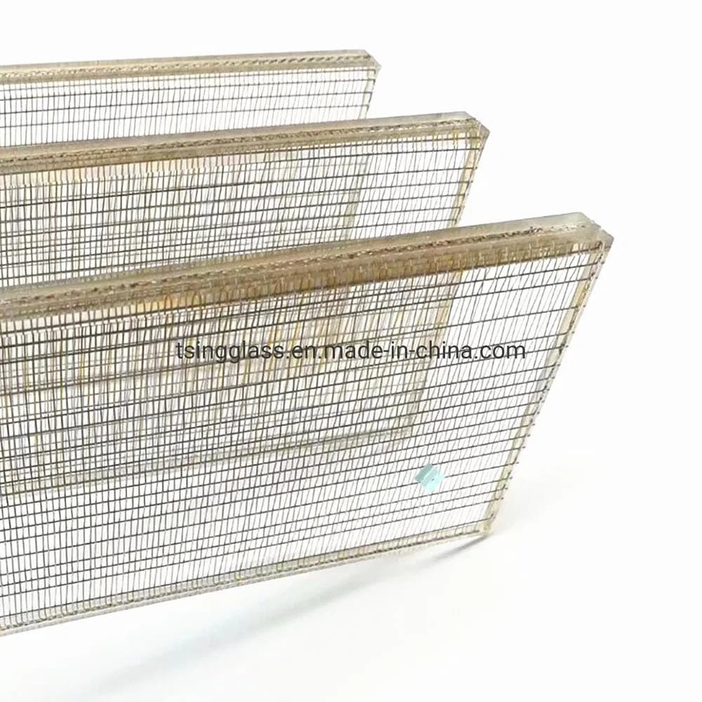 5+5mm Flat Curved Safety Tempered Bronze Art Laminated Wired/ Silk Screen/Mesh/Bullet-Proof /Fireproof Glass for Security Window/Door/Furniture /Decoration
