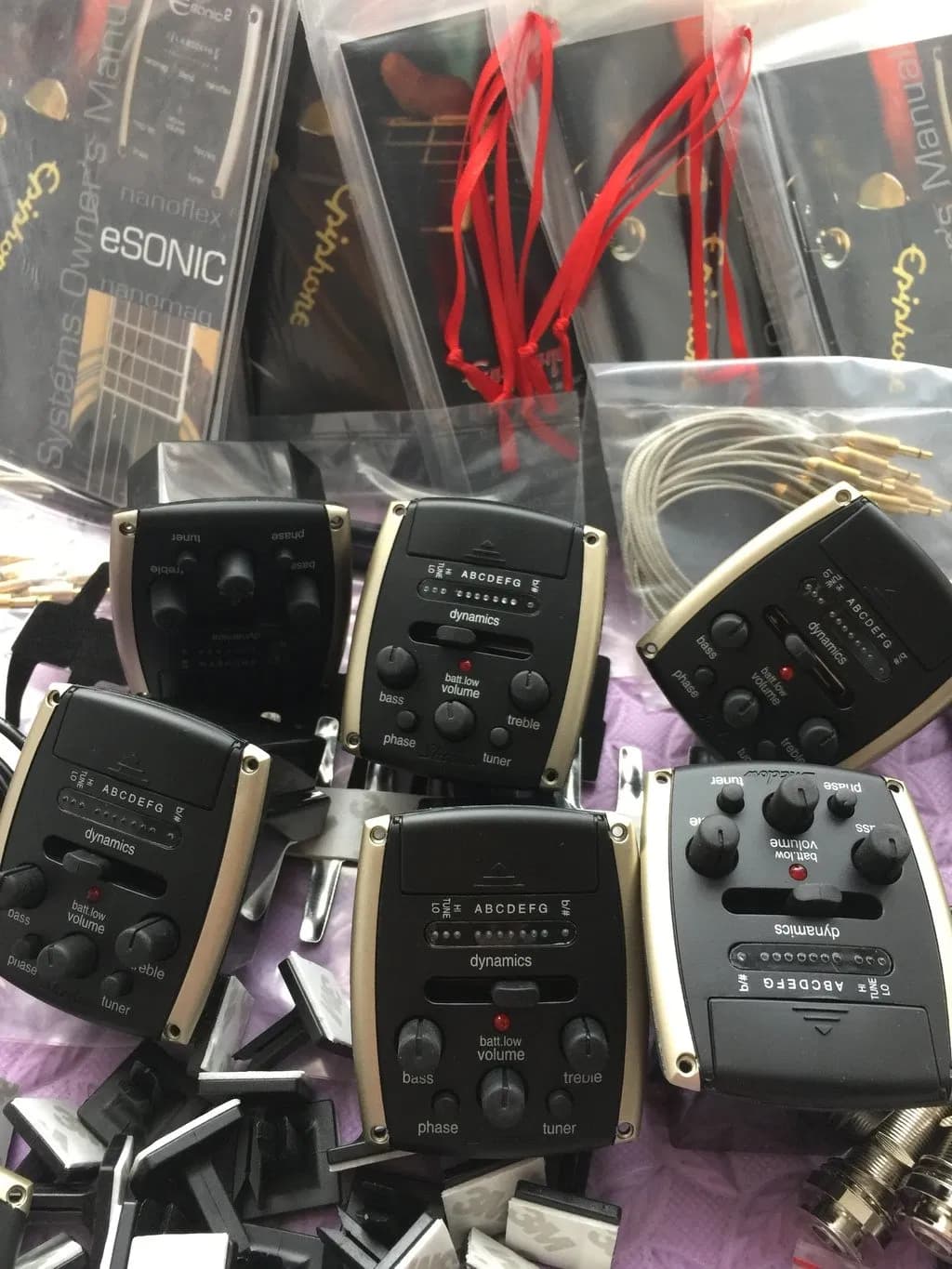Original Shadow Esonic Pickup EQ Shadow Nanoflex Acoustic Used Pickup Shadow Esonic Pickup 2.3mm Piezo Line